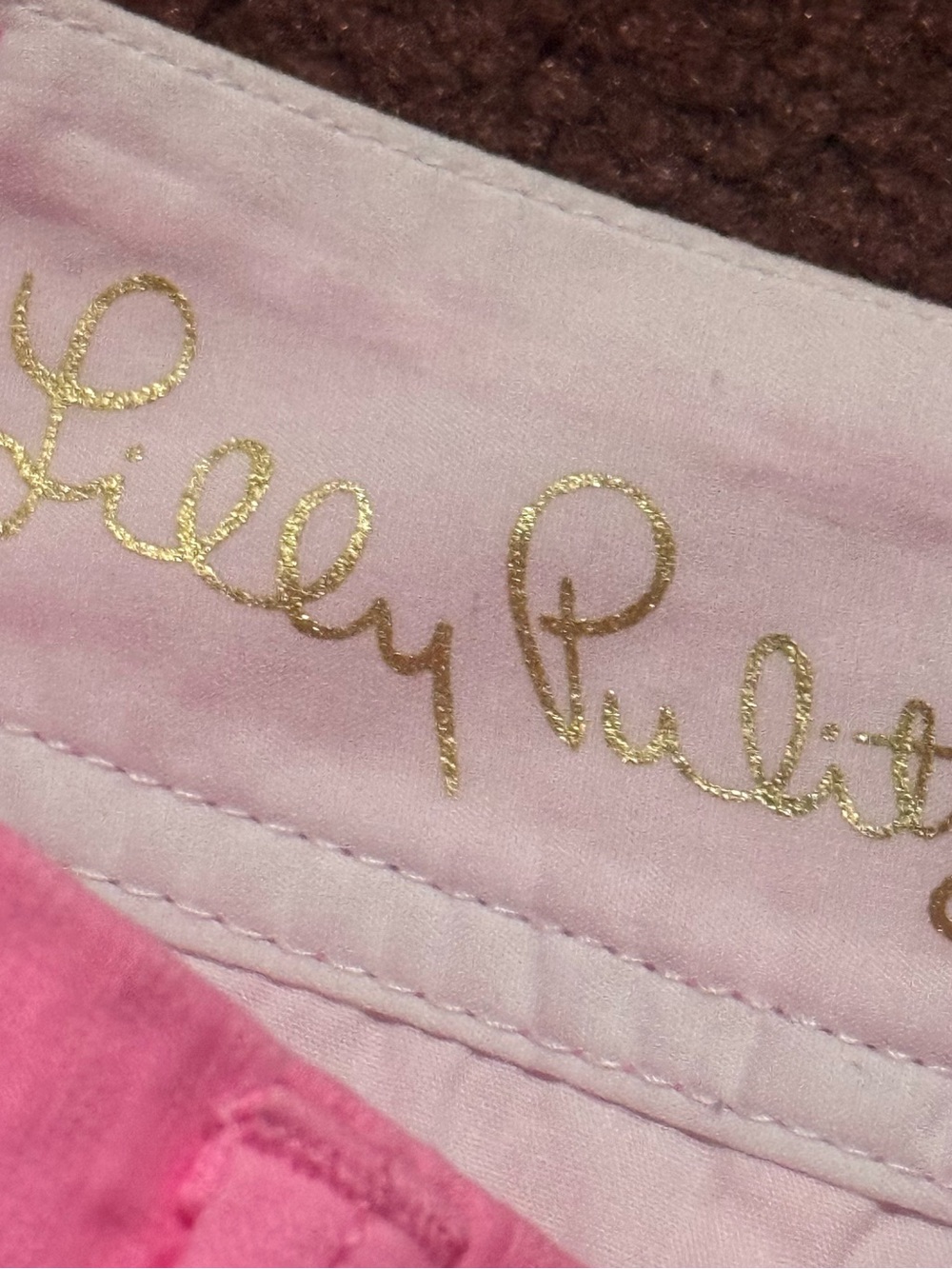 Lilly Pulitzer Callahan Pink Shorts Textured Sz 0 - Picture 6 of 7